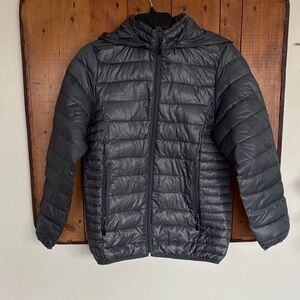 Kids Gray Puffer Jacket